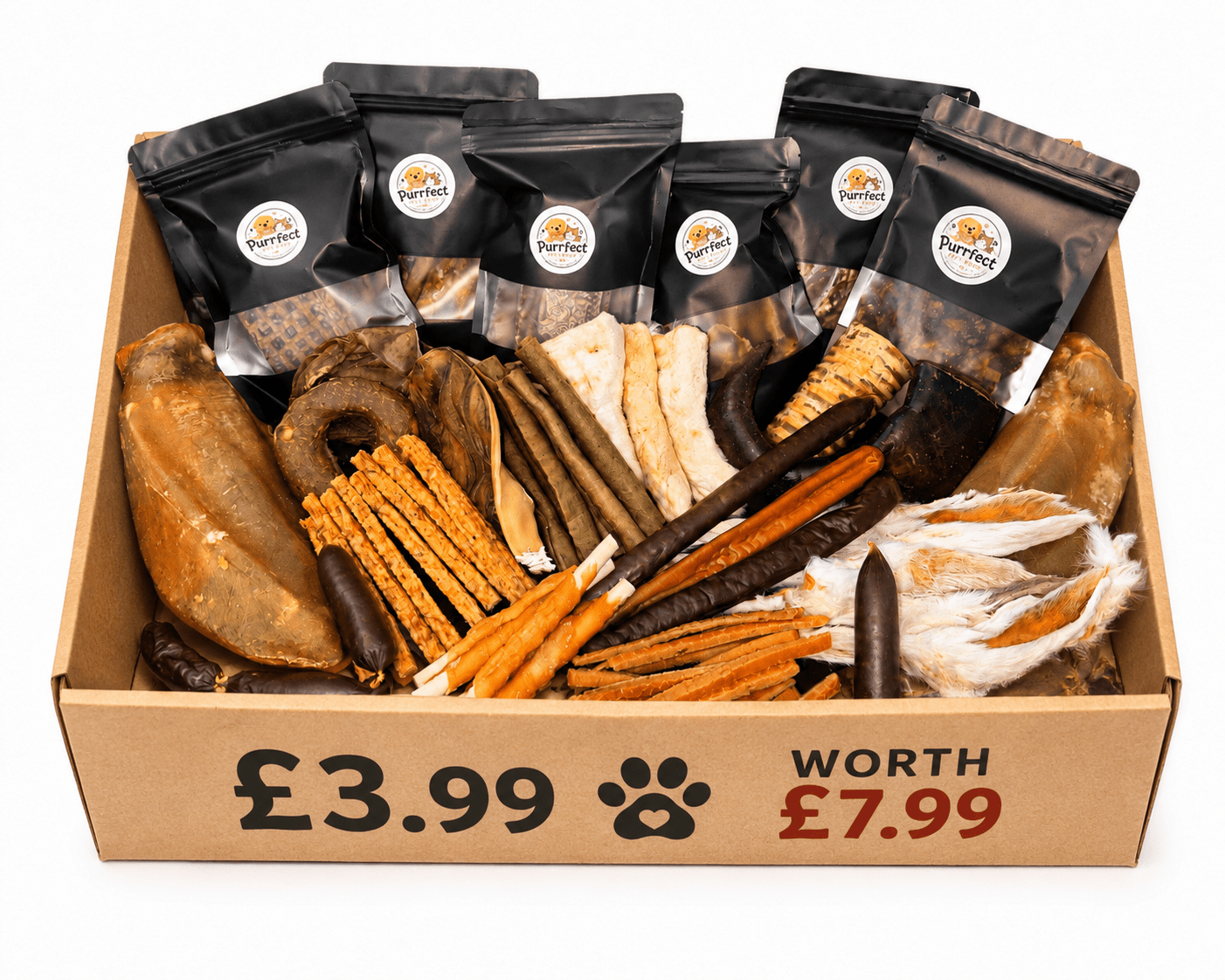 Little Treat Discovery Bundle | Natural Dog Treat Box Worth £7.99+ - Purrfect Pet Stop
