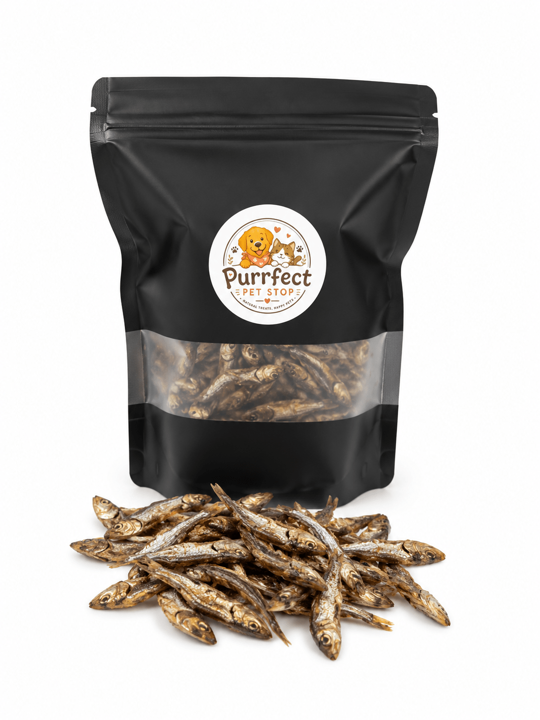 🐟 Natural Sprats for Dogs | Crunchy Fish Training Treats - Purrfect Pet Stop